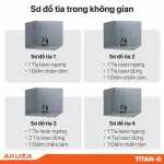 MÁY CÂN BẰNG LASER AKUZA BIGBANG TITAN G 5 TIA XANH – TỰ CÂN BẰNG, PIN 6000MAH