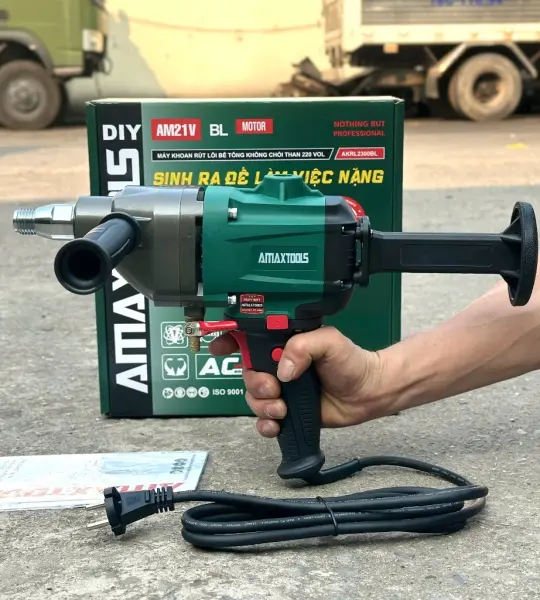 Máy khoan rút lõi bê tông AMAXTOOLS AKRL2300BL 2300W Brushless