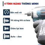 Máy chuyên vít BOSSUN BS-SD230PRO 21V 230Nm Brushless