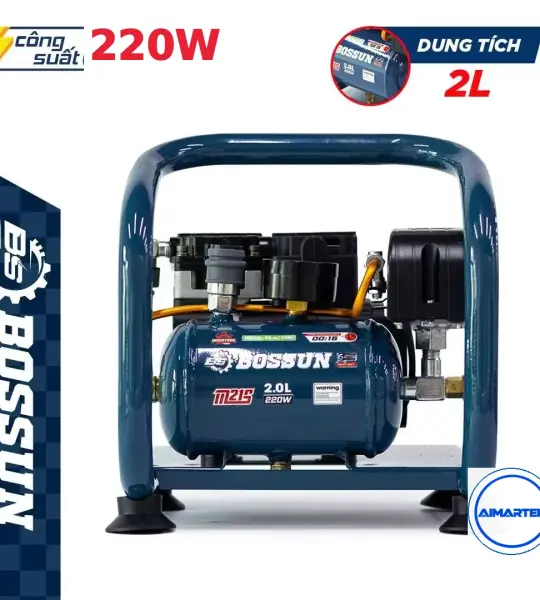 Máy Nén Khí BOSSUN BS-AC20BL 220W, Bình 2L, 8 Bar