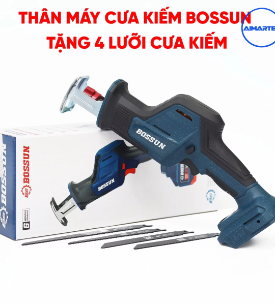 MÁY CƯA KIẾM BOSSUN BS-CK25BL – CƯA KIẾM PIN 21V BRUSHLESS, CẮT ĐA NĂNG GỖ – SẮT – NHỰA