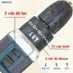 MÁY KHOAN PIN BOSSUN BS-ID1072VF 55NM – 3 CHỨC NĂNG KHOAN, BÚA, BẮT VÍT
