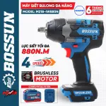 Máy Siết Bulong BOSSUN M21B-IW880N 880Nm, Pin 21V