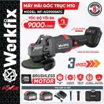 Máy Mài Góc WORKFIX WF-AG9000ATC 21V – Brushless, 3 tốc độ, Anti-Kickback