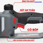 Máy Cưa Xích WORKFIX WF-CS12CV – 21V, Brushless, Lam Xích 12 Inch, Tra Nhớt Tự Động