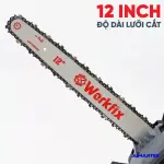 Máy Cưa Xích WORKFIX WF-CS12CV – 21V, Brushless, Lam Xích 12 Inch, Tra Nhớt Tự Động