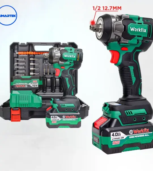 MÁY SIẾT BULONG WORKFIX WF-IW470BL – 470N.M, BRUSHLESS, ĐẦU 2 TRONG 1, PIN 21V