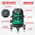 MÁY CÂN BẰNG LASER WORKFIX WF-LS0503G 5 TIA XANH – 2 PIN 6000MAH, XOAY 360°