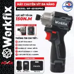 MÁY CHUYÊN VÍT WORKFIX WF-SD150PRO – LỰC SIẾT 150NM, BRUSHLESS, 3 CẤP TỐC ĐỘ